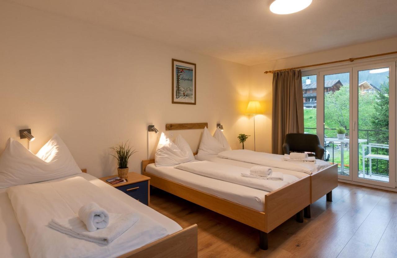 Grischalodge Das Hotel Mit Bergblick Seit 1929 - Schlicht, Preiswert Und Mit Einem Touch Nostalgie พาร์พาน ภายนอก รูปภาพ