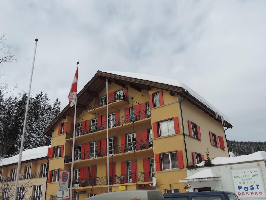 Grischalodge Das Hotel Mit Bergblick Seit 1929 - Schlicht, Preiswert Und Mit Einem Touch Nostalgie พาร์พาน ภายนอก รูปภาพ